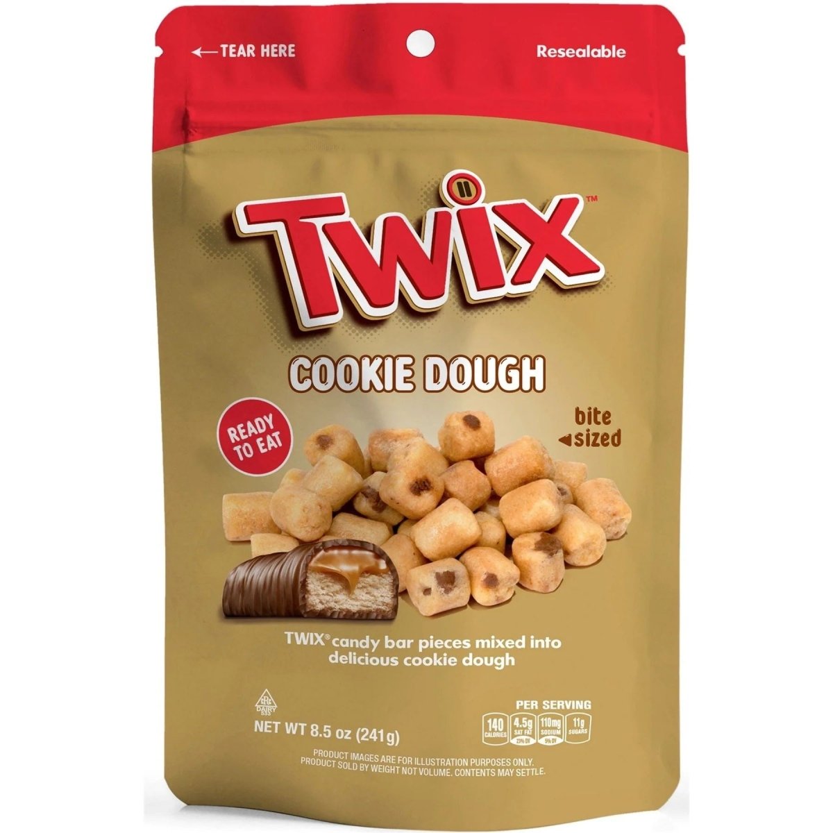 Twix Cookie Dough 241g - Candy Mail UK