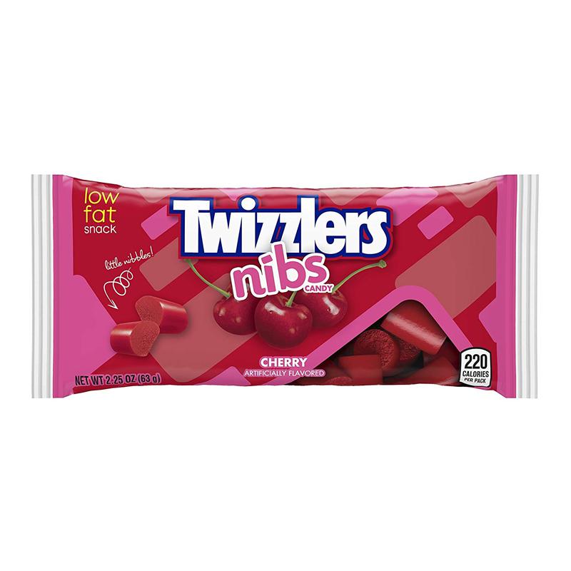 Twizzler Cherry Nibs 63g - Candy Mail UK