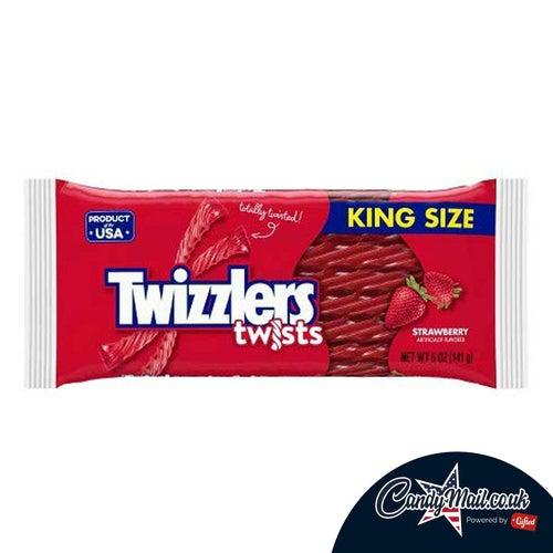 Twizzlers King Size Strawberry Twists 141g - Candy Mail UK