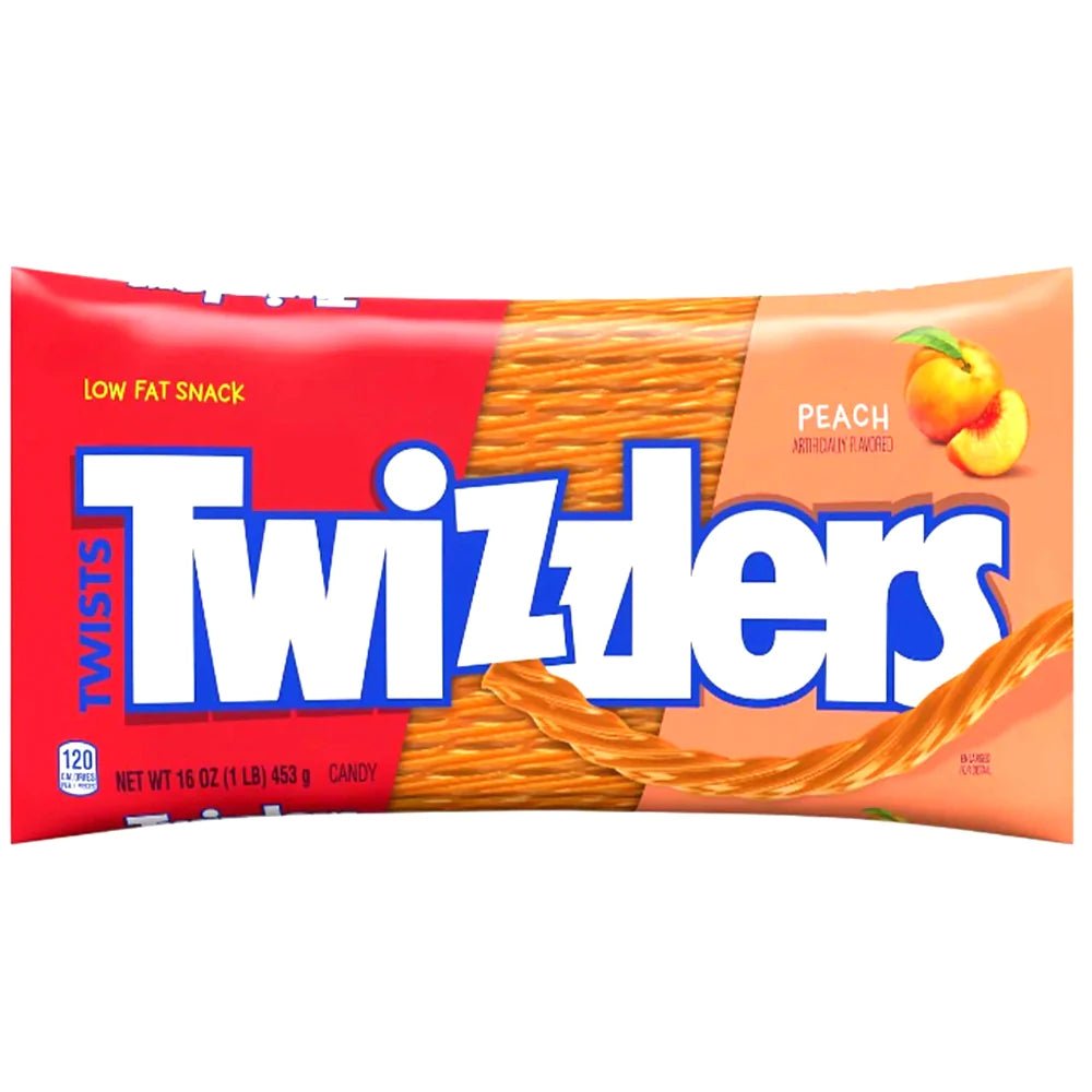 Twizzlers Peach 453g - Candy Mail UK