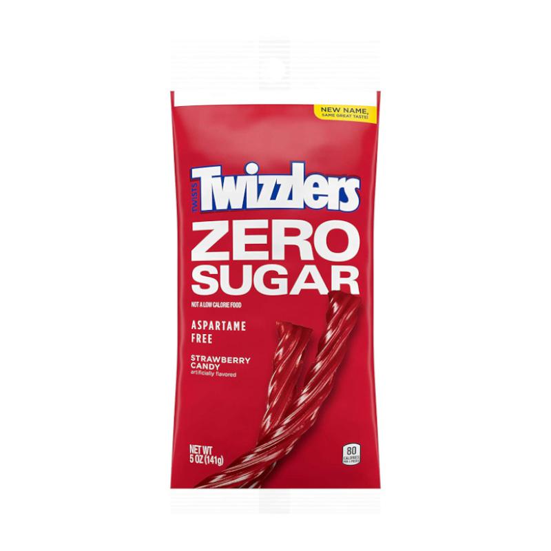 Twizzlers Strawberry Twists Zero Sugar 141g - Candy Mail UK