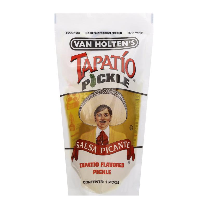 Van Holtens Jumbo Pickle Tapatio - Candy Mail UK