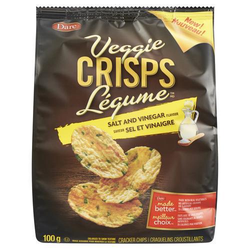 Veggie Crisps Salt and Vinegar (Canada) 100g - Candy Mail UK