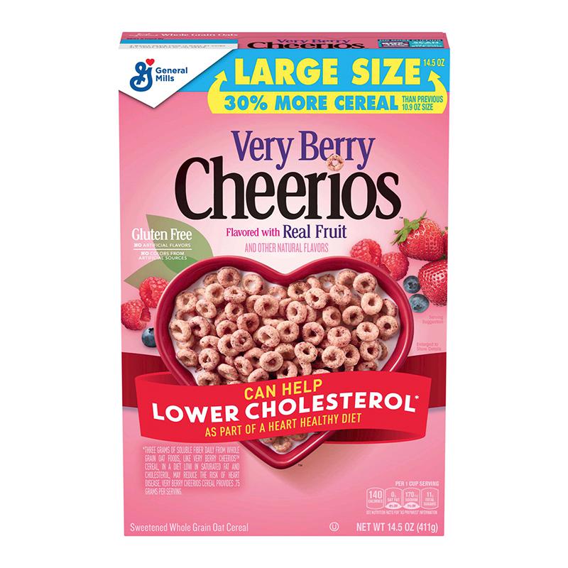 Very Berry Cheerios Family Size 411g - Candy Mail UK