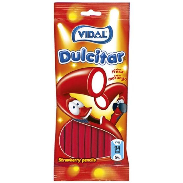Vidal Dulcitar Strawberry Cables 100g - Candy Mail UK
