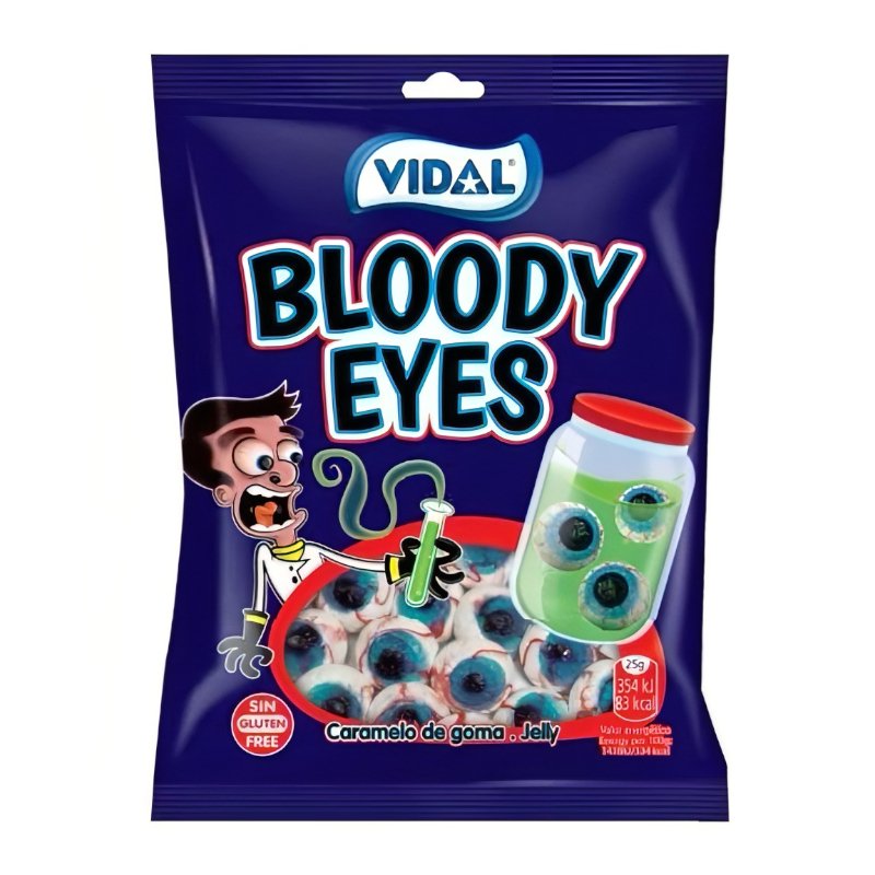 Vidal Gummi Bloody Eyes 90g - Candy Mail UK