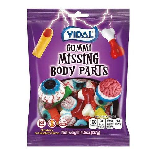 Vidal Gummi Missing Body Parts 128g - Candy Mail UK