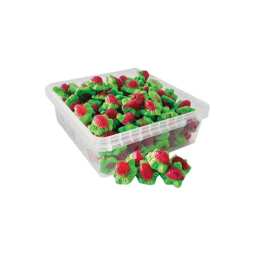 Vidal Jelly Filled Strawberries Tub 780g - Candy Mail UK