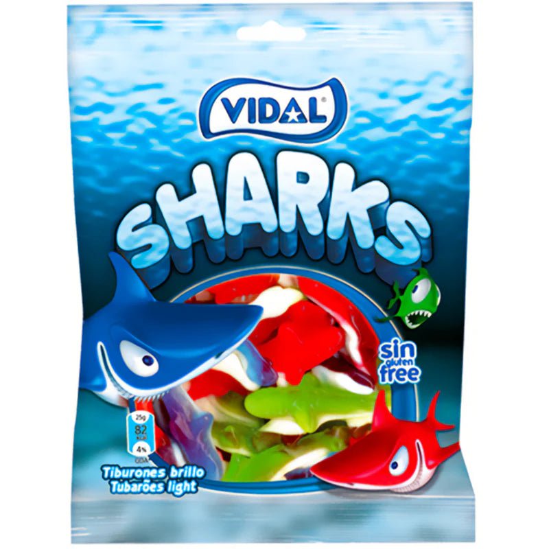 Vidal Sharks 90g - Candy Mail UK