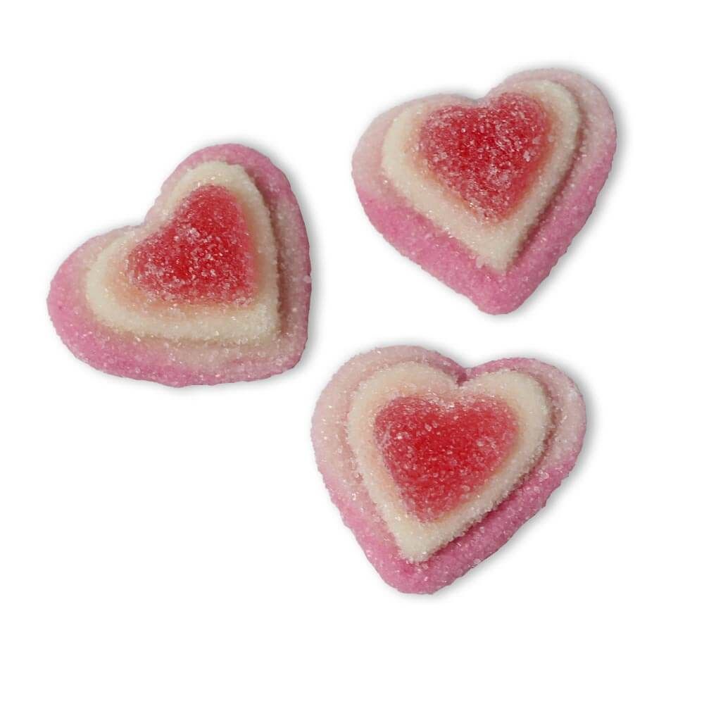Vidal Triple Hearts 1kg - Candy Mail UK