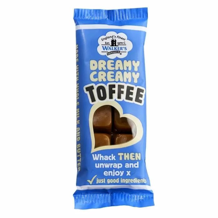 Walker's Dreamy Creamy Toffee Bar 50g - Candy Mail UK