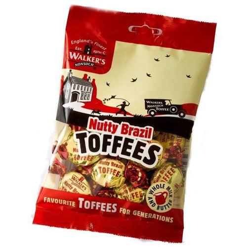 Walker's Nonsuch Nutty Brazil Toffees Bag 150g - Candy Mail UK