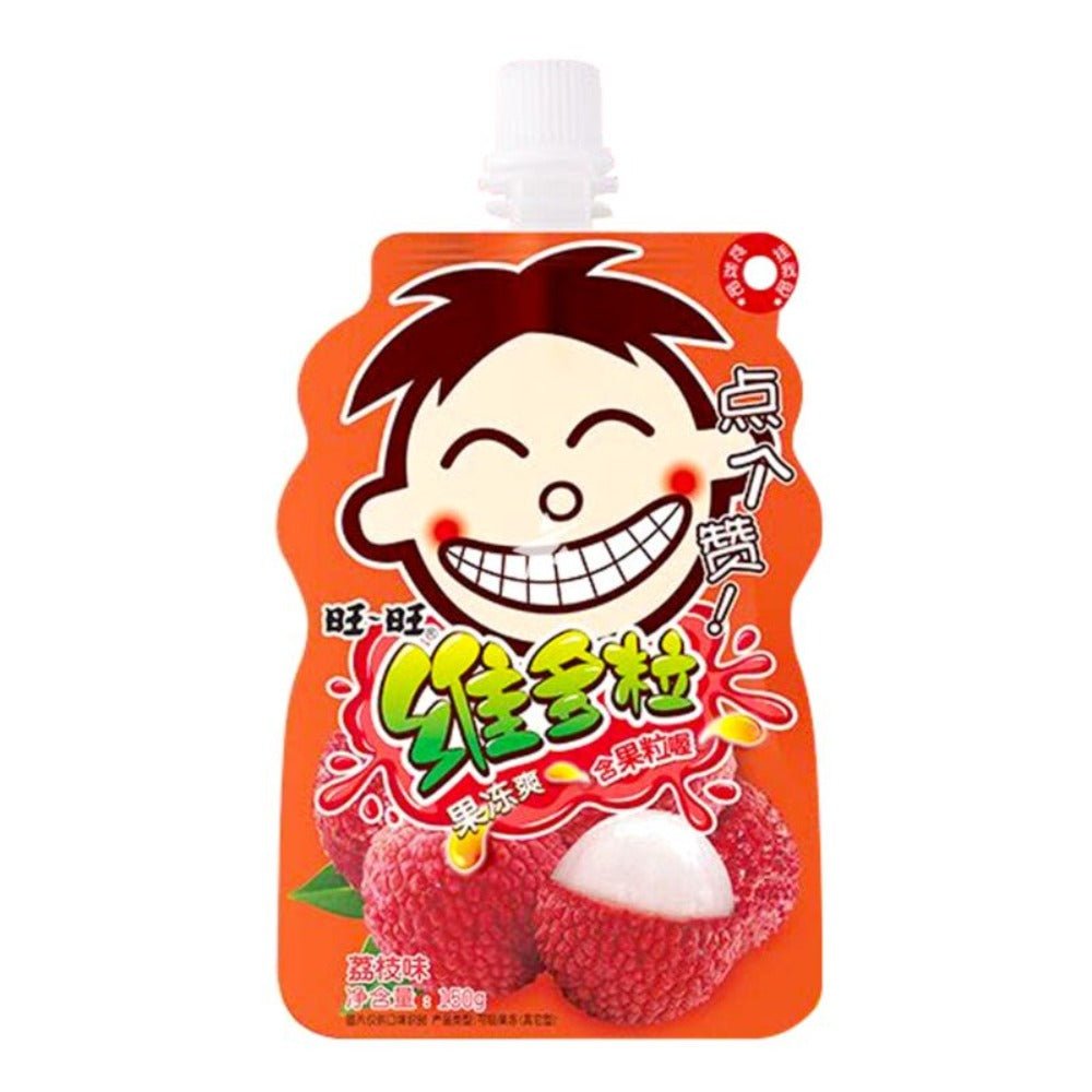 Want Want Fruit Jelly Drink Lychee Flavour 150g - Candy Mail UK