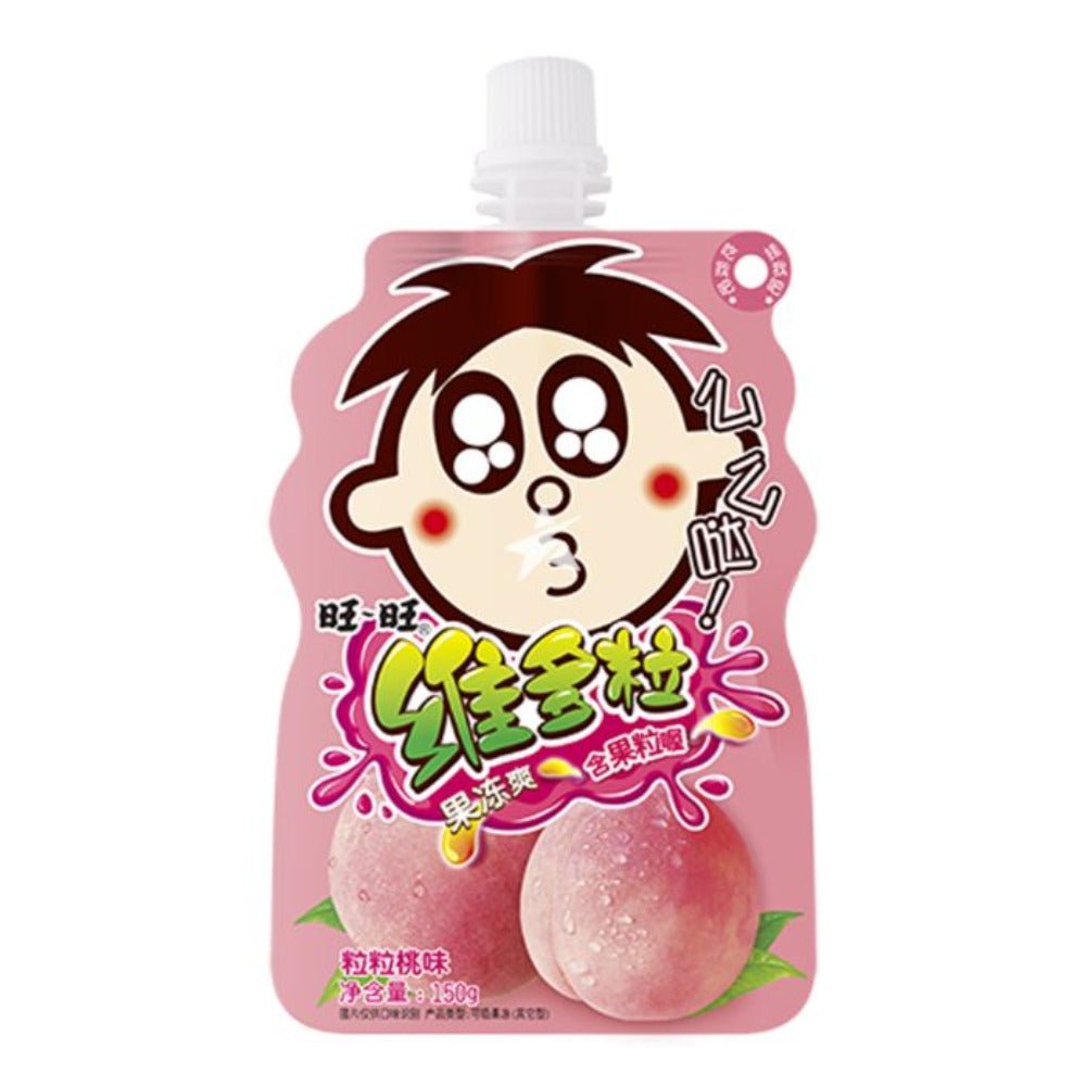 Want Want Fruit Jelly Drink Peach Flavour 150g - Candy Mail UK