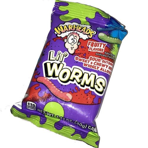 Warhead Lil' Worms 40g - Candy Mail UK