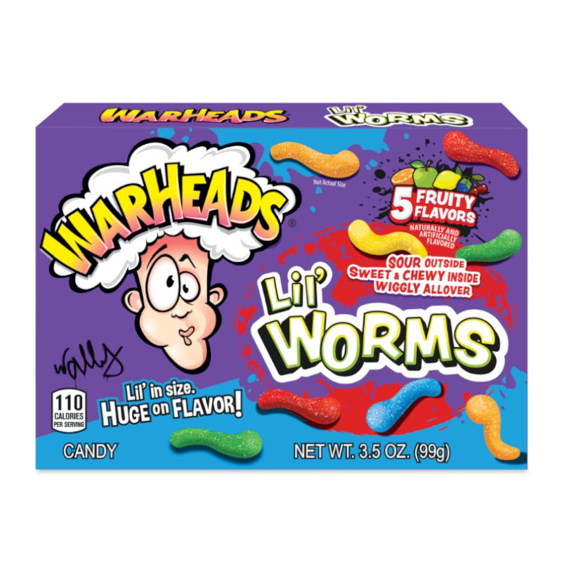 Warhead Lil' Worms Theatre Box 99g - Candy Mail UK