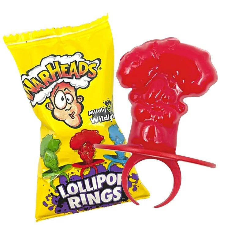 Warhead Lollipop Ring 12g - Candy Mail UK
