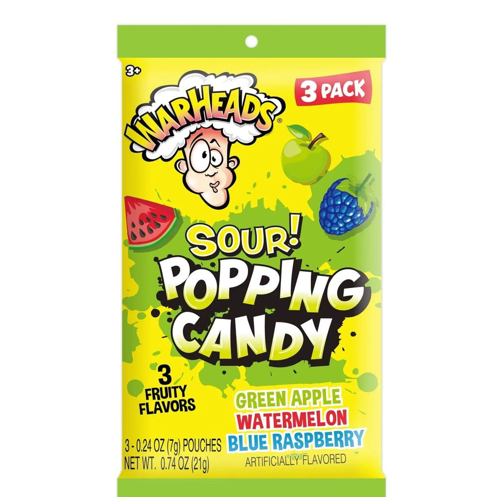 Warhead Sour Popping Candy 21g - Candy Mail UK