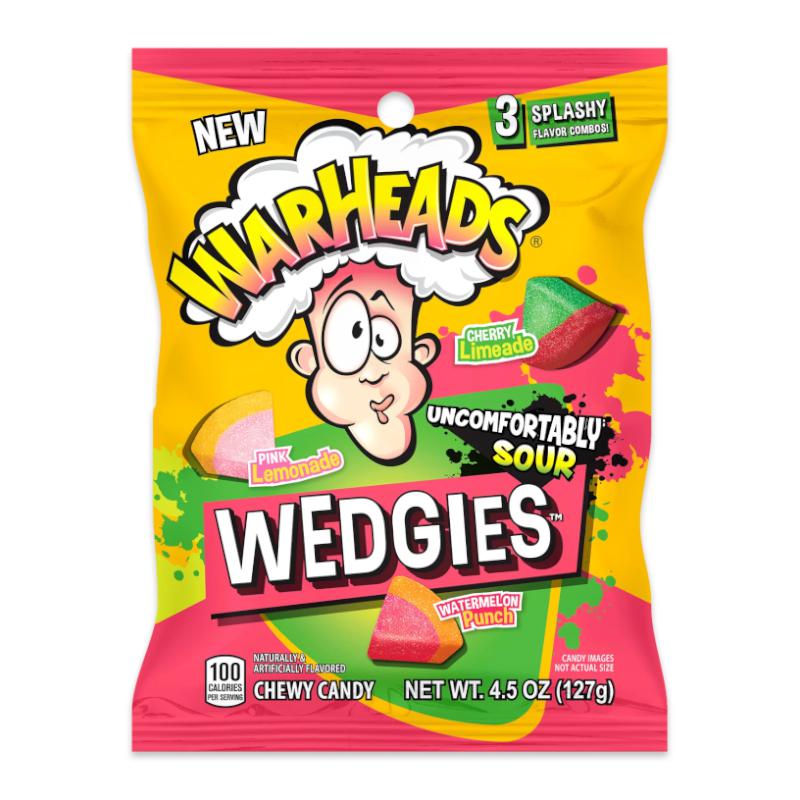 Warhead Wedgies Pink Lemonade 127g - Candy Mail UK