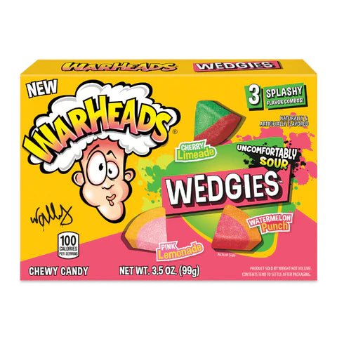 Warhead Wedgies Pink Lemonade 99g - Candy Mail UK
