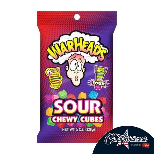 Warheads Chewy Cubes Bag 141g - Candy Mail UK