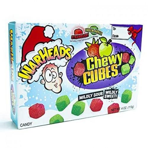 Warheads Chewy Cubes Xmas Theatre Box 113g - Candy Mail UK