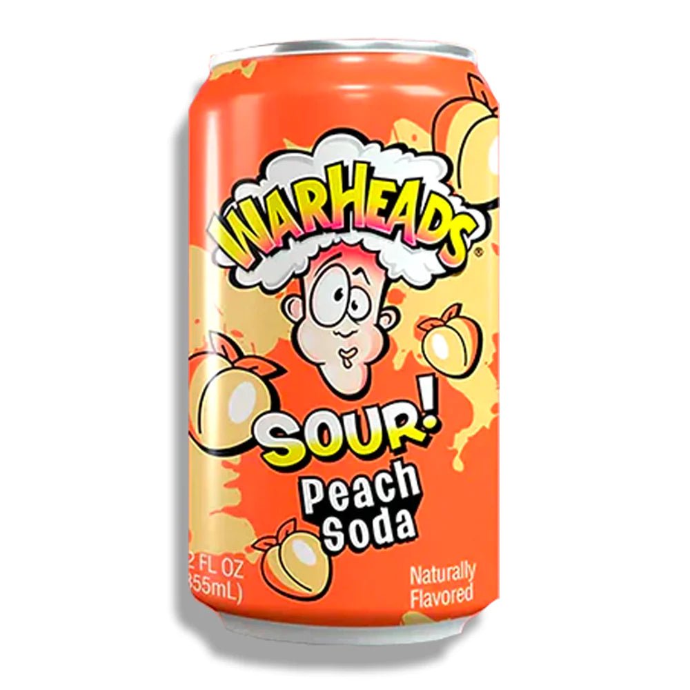 Warheads Sour Peach Soda 355ml - Candy Mail UK