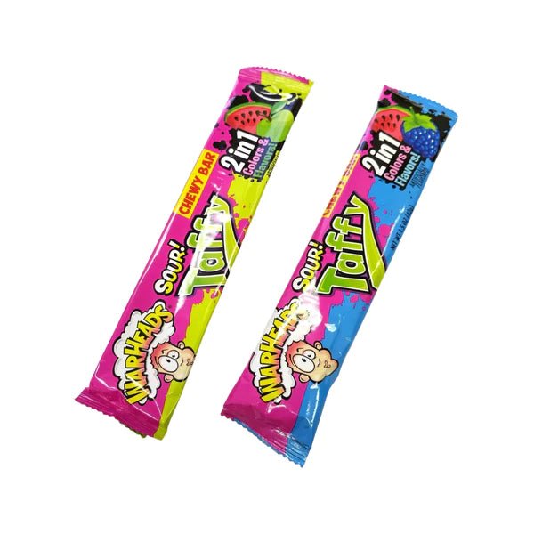 Warheads Sour Taffy 2in1 Bar 42g - Candy Mail UK