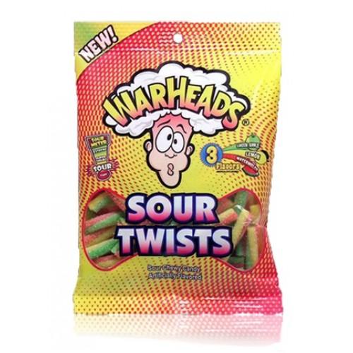 Warheads Sour Twists Bag 113g - Candy Mail UK