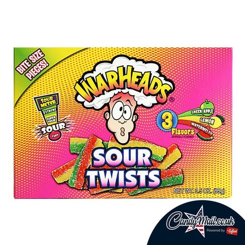Warheads Sour Twists Theatre Box 99g - Candy Mail UK