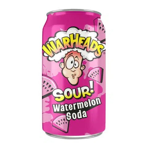 Warheads Sour Watermelon Soda 355ml - Candy Mail UK