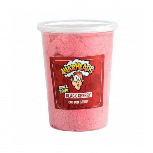 Warheads Super Sour Black Cherry Cotton Candy 49g - Candy Mail UK
