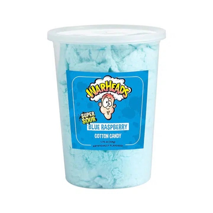 Warheads Super Sour Blue Raspberry Cotton Candy 49g - Candy Mail UK