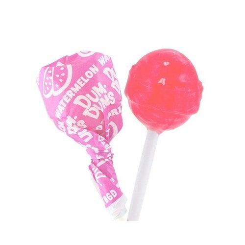 Watermelon Dum Dum Lollipops SIx Pieces - Candy Mail UK