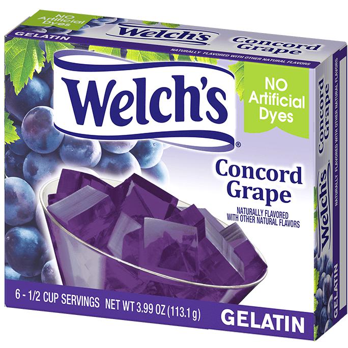 Welch's Concord Grape Gelatine 113g - Candy Mail UK