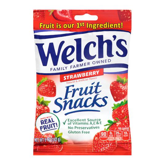 Welch's Strawberry Fruit Snacks 142g - Candy Mail UK