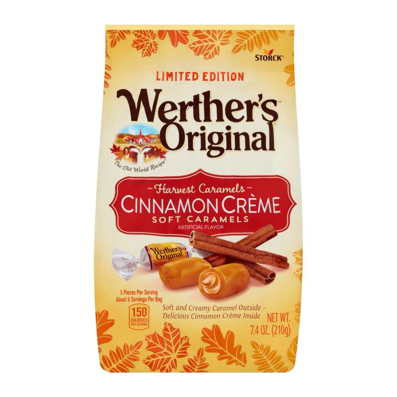 Werther's Original Harvest Caramel's Cinnamon Creme 210g - Candy Mail UK