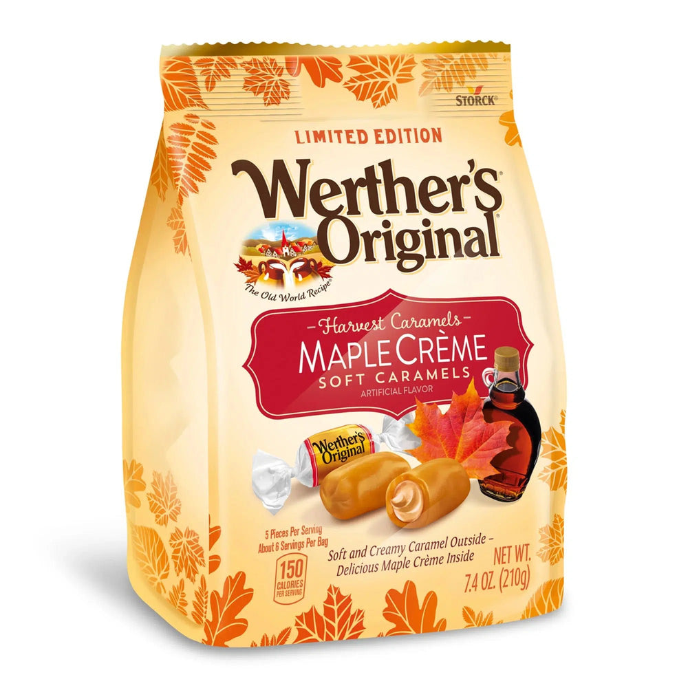 Werther's Original Harvest Caramel's Maple Creme 210g - Candy Mail UK