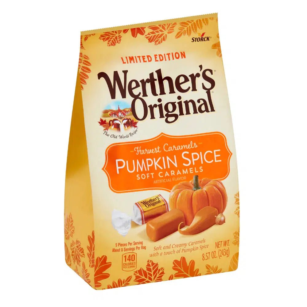 Werther's Original Harvest Caramel's Pumpkin Spice 243g - Candy Mail UK