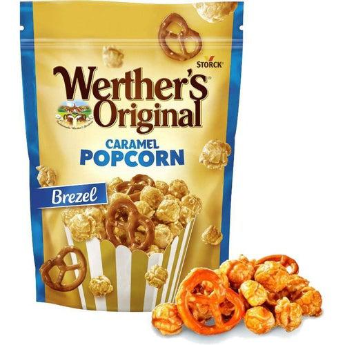 Werther's Pretzel Caramel Popcorn (Germany) 140 g - Candy Mail UK