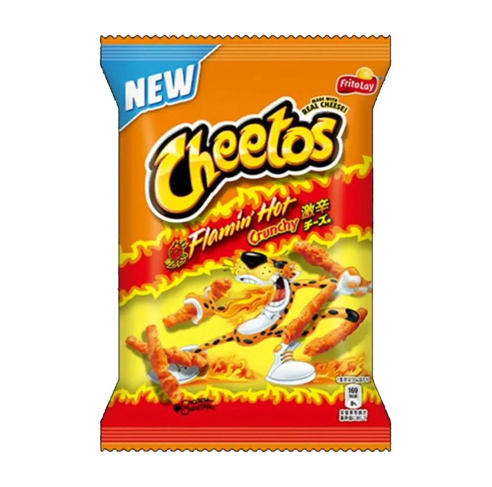 Wholesale Pack Cheetos Flamin' Hot Crunchy (Japan) 12 x 75g - Candy Mail UK