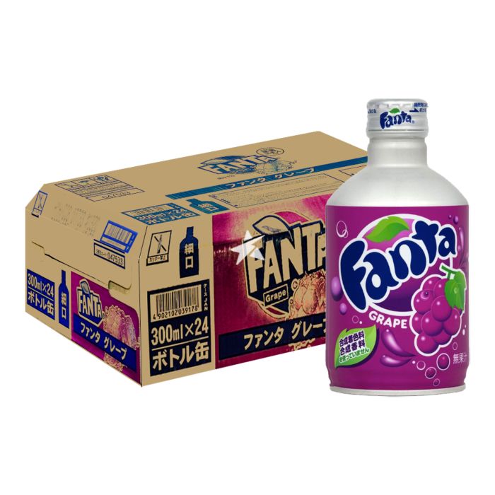 Wholesale Pack Fanta Grape (Japan) 300ml x24 - Candy Mail UK