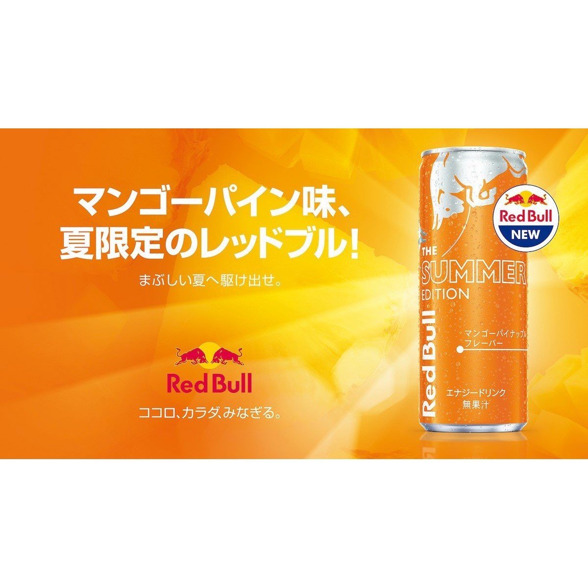 Wholesale Pack Red Bull Summer Edition Mango and Pineapple (Japan) 24 x 250ml - Candy Mail UK