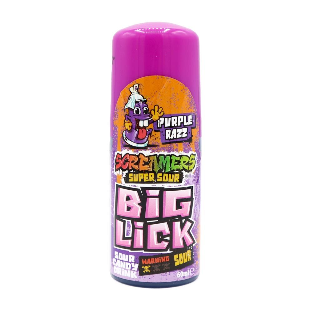Zed Candy Screamers Purple Razz Big Lick 60ml - Candy Mail UK