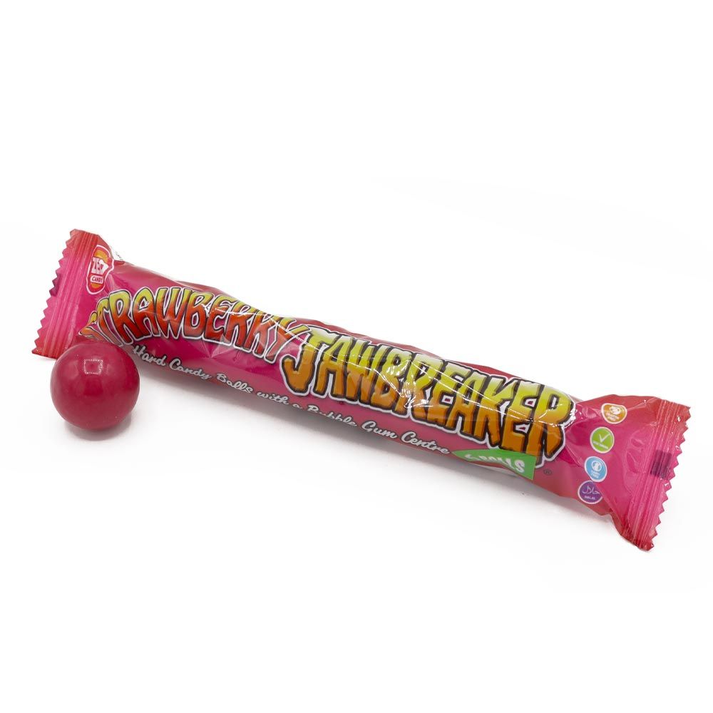 Zed Strawberry Jawbreaker 49g - Candy Mail UK