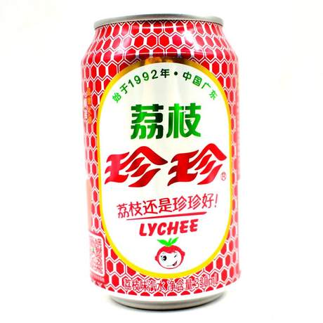 Zhenzhen Lychee Soda Drink 330ml - Candy Mail UK