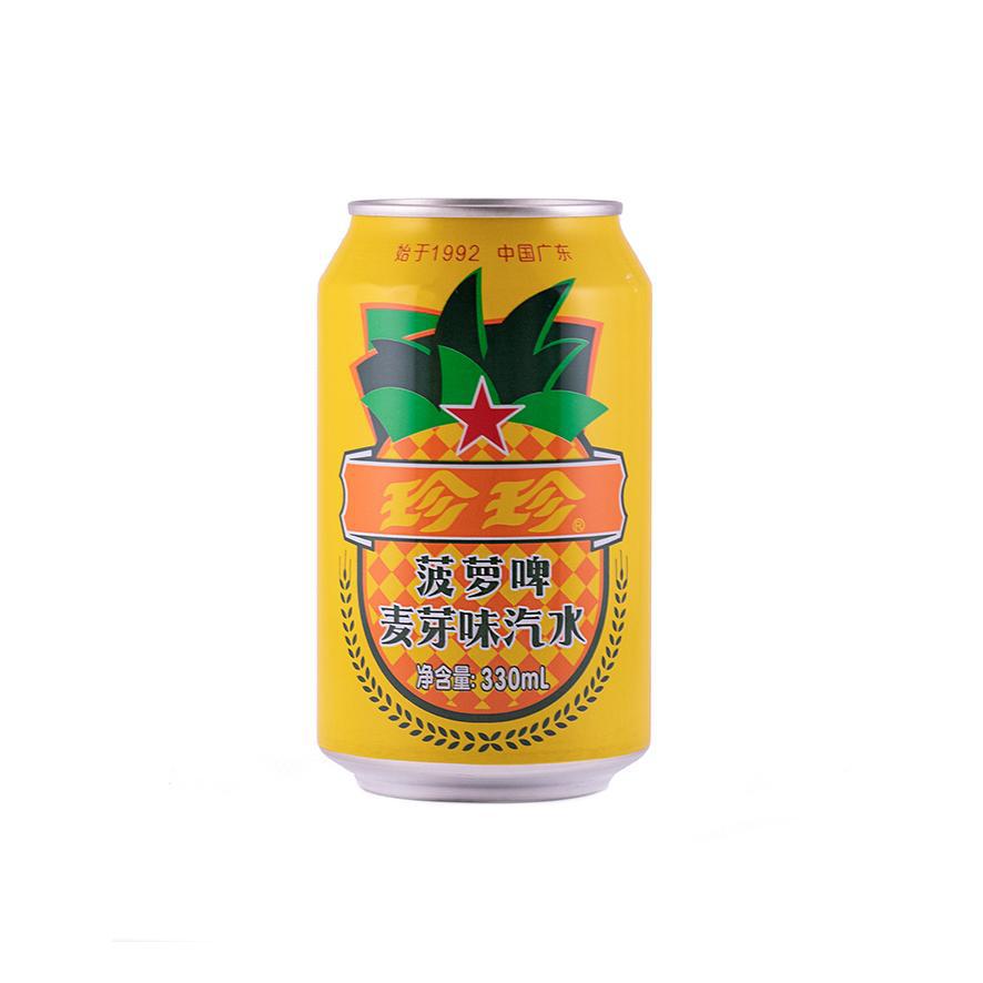 Zhenzhen Pineapple Soda Drink 330ml - Candy Mail UK